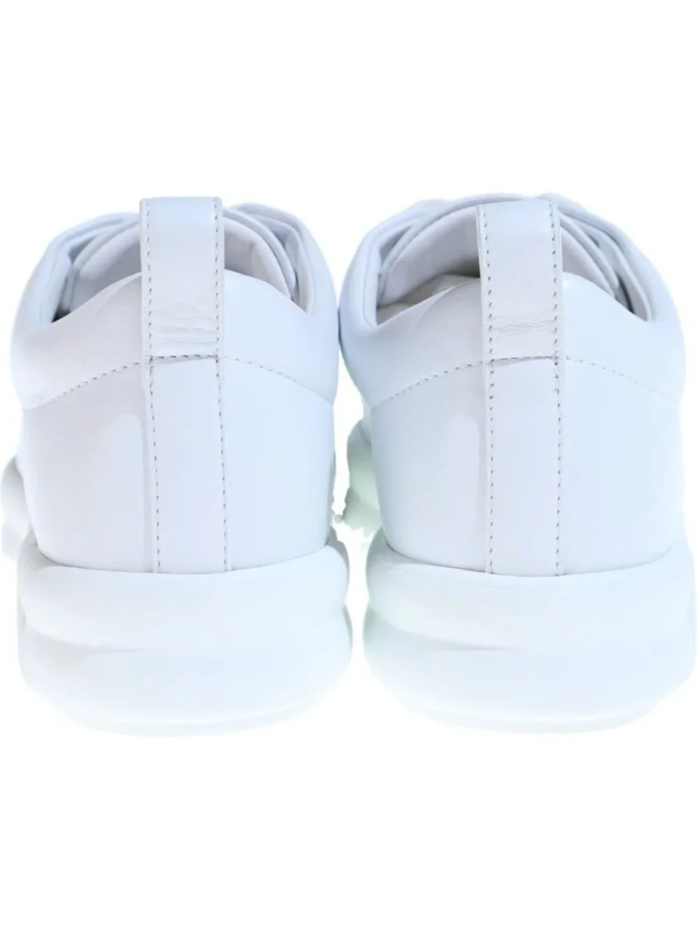 Hermes Happy Low Top Sneakers White Leather